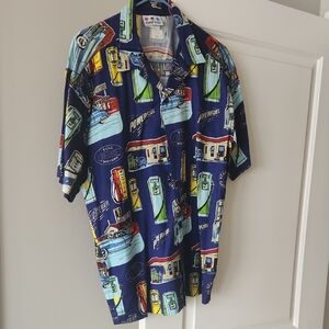 CAR THEMED SHORT SLEEVE SHIRT
